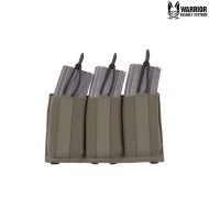 Porta Caricatori Triplo Low Profile Laser Cut RANGER GREEN Warrior Assault Systems® (W-LC-TB-LPE-556P-RG)