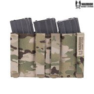 Laser cut triple Snap Mag 5.56 MULTICAM Warrior Assault Systems (w-lc-tsmp-mc)