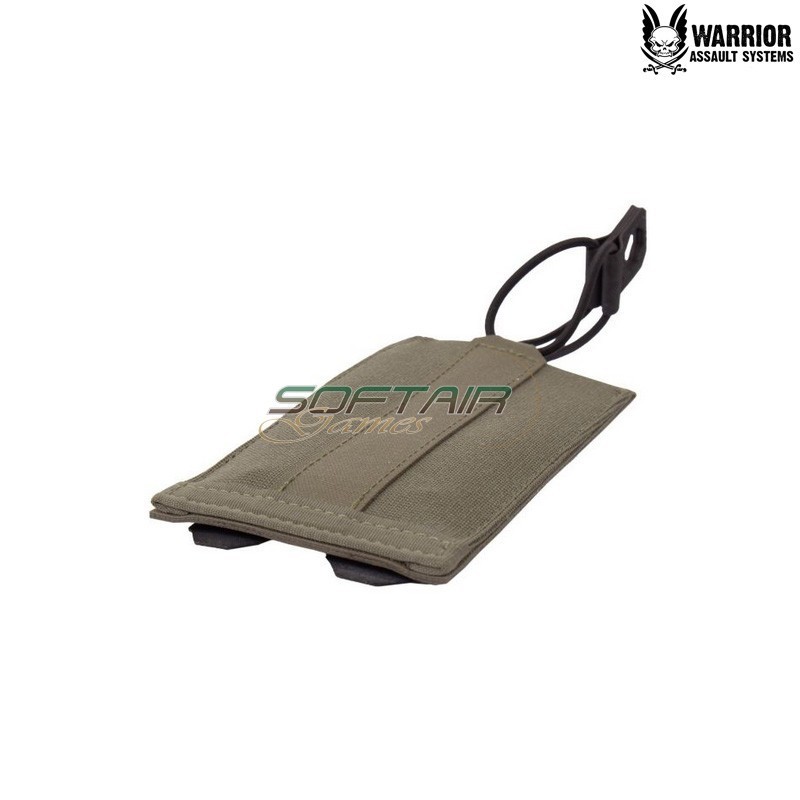 Laser Cut Single Low Profile Magazine Pouch RANGER GREEN Warrior Assault Systems (W-LC-SB-LPE-556P-RG)