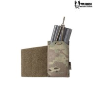 Laser Cut Wing Velcro Single Bungee 5.56 Pouch Left Side MULTICAM Warrior Assault Systems (W-LC-WV-SB-556P-L-MC)