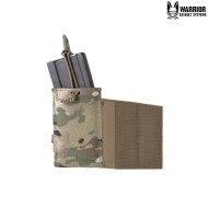 Laser Cut Wing Velcro Single Bungee 5.56 Pouch Left Side MULTICAM Warrior Assault Systems (W-LC-WV-SB-556P-L-MC)
