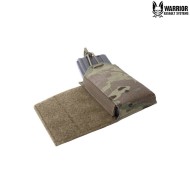 Laser Cut Wing Velcro Single Bungee 5.56 Pouch Left Side MULTICAM Warrior Assault Systems (W-LC-WV-SB-556P-L-MC)