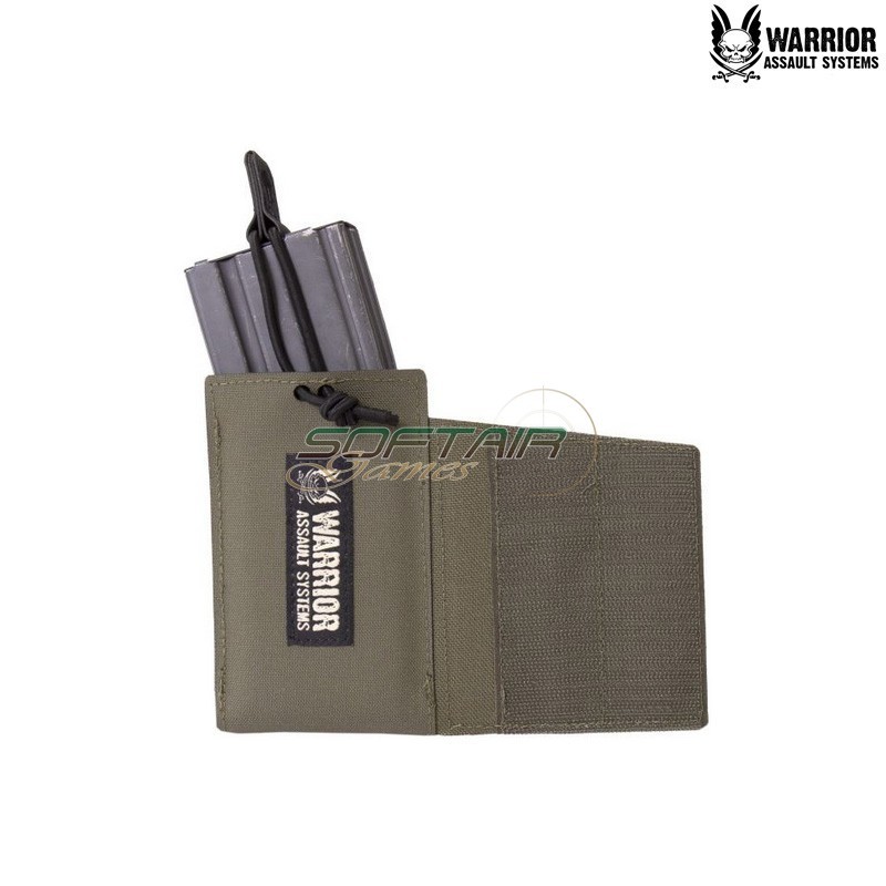 Porta Caricatore Singolo Wing Velcro Laser Cut 5.56 RANGER GREEN Warrior Assault Systems® (W-LC-WV-SB-556P-L-RG)
