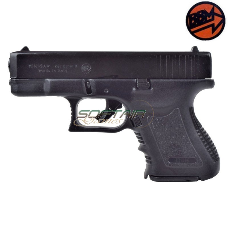 Pistola a Salve Minigap Calibro 9mm Nera BRUNI® (BR-1100)