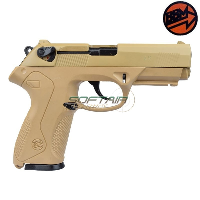 BRUNI® P4 Blank Firing Pistol 9mm Desert (BR-2601D)