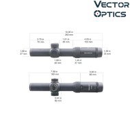 Ottica Forester 1-5x24SFP Gen 1 Riflescope NERA Vector Optics (ve-scoc-03)