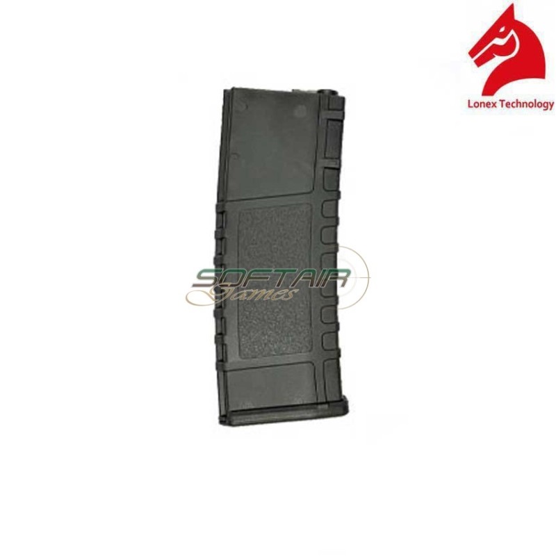 Mid-cap Magazine 200bb Black For M4/m16 Lonex (gb-06-12)