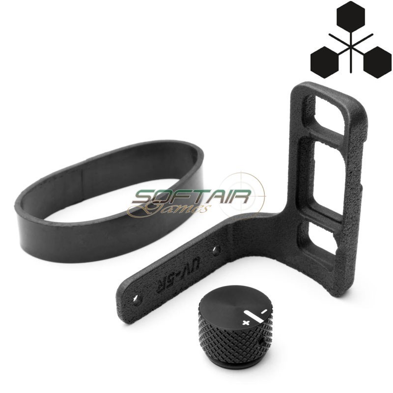 Baofeng UV-5R PTT Guard + Volume Dial Kit Tridos Design® (UV5R-PTT-VOL-KIT)