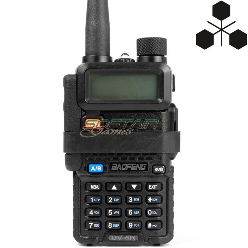 Kit Protezione PTT e Ghiera Volume per Baofeng UV-5R Tridos Design® (UV5R-PTT-VOL-KIT)
