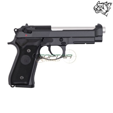 Gas Blowback Pistol Full Metal Black SNOW WOLF® (SW-03B)