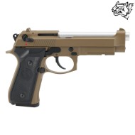 Pistola a Gas Scarrellante Full Metal Tan SNOW WOLF® (SW-03T)