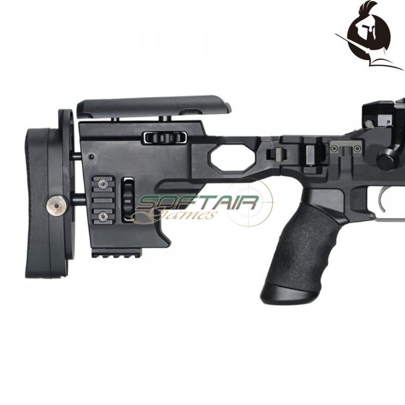 Spring Rifle Msr338 Cnc Sniper Rifle Black Ares (ar-msr010)