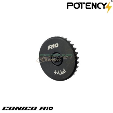 Reinforced R10 Bevel Gear Potency® (PTY-CONICO-R10)