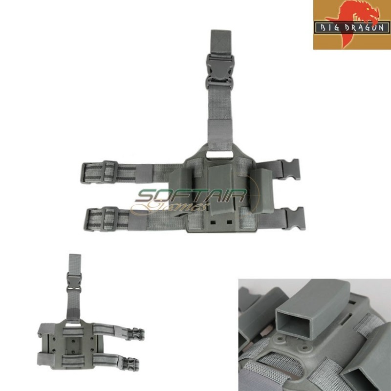 Triple Leg Panel Mp5 Magazines Saf Style Foliage Green Big Dragon (bd2269fg)