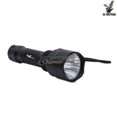 Torcia LED 4 Modalità in Alluminio Nero JS-Tactical (JS-SD08)