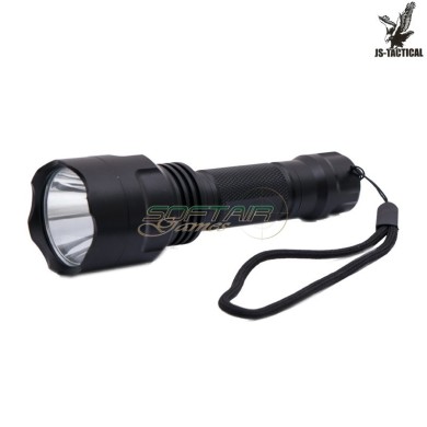 Torcia LED 4 Modalità in Alluminio Nero JS-Tactical (JS-SD08)