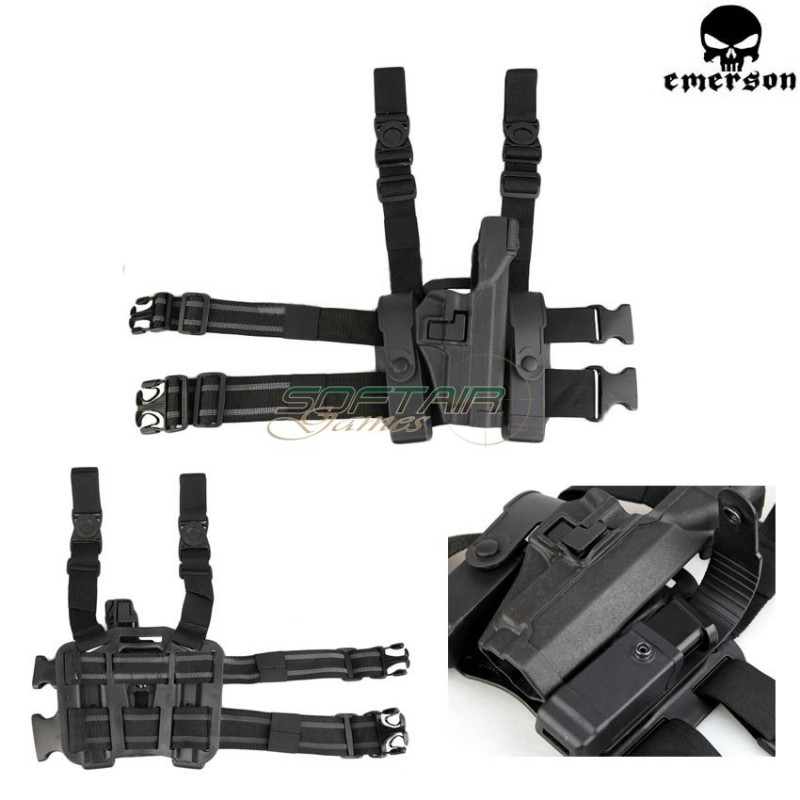Bh Style Level 3 Tactical Serpa Set P226 Black Emerson (bd6110a)