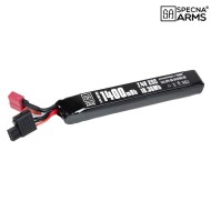Li-Po Battery 7.4V 1400mAh 25C Stick Deans Mini G-Tech Specna Arms (SPE-06-043466)