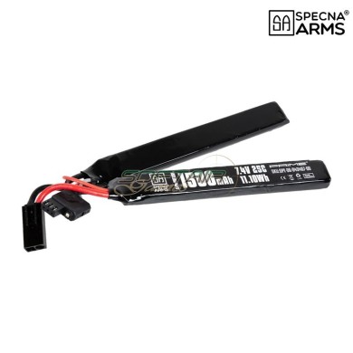 Batteria Li-Po 7.4V 1500mAh 25C Nunchuck Mini Tamiya Mini G-Tech Specna Arms (SPE-06-043467)