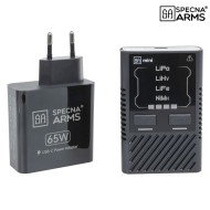 Caricabatterie Mini Li-Po/Li-Fe/Ni-MH USB-C con Alimentatore 65W Specna Arms (SPE-07-043798)