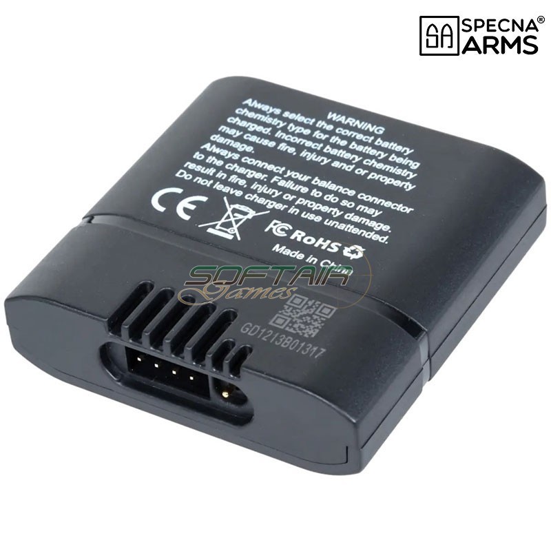 Kit Batteria Li-Po 11.1V 1100mAh 25C Stick Deans Mini G-Tech e Caricabatterie Easy Nano 10W Specna Arms (SPE-06-046160)