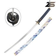 Decorative Katana Inspired by the Ghost of Yotei Series Katana ZSwords (ZS756H-2)
