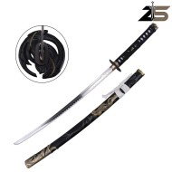 Decorative Katana Inspired by the Twin Wolves Katana Ghost of Yotei Series ZSwords (ZS757)