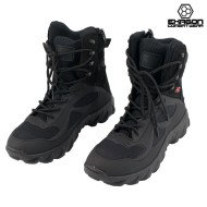 Anfibio NERO in Pelle e Tessuto Oxford Exagon (EX-BTB)