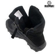 Anfibio NERO in Pelle e Tessuto Oxford Exagon (EX-BTB)