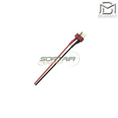 Deans T-Plug Male Connector with 9 cm Cable BLUEMAX-POWER® (bmp-18006)