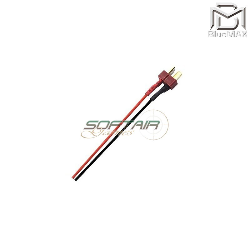 Deans T-Plug Male Connector with 9 cm Cable BLUEMAX-POWER® (bmp-18006)