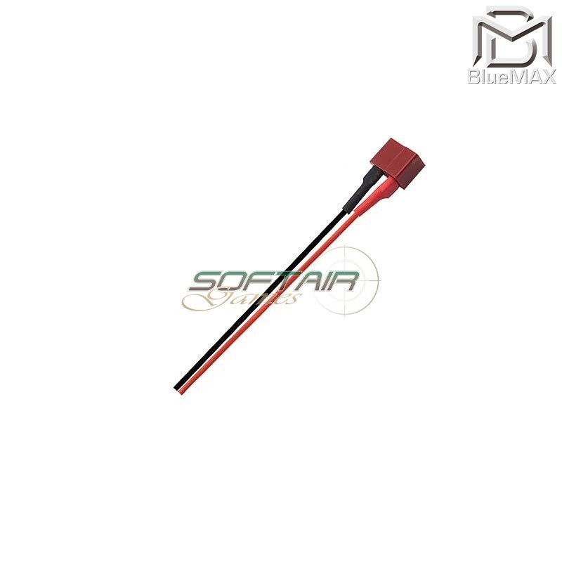 Deans T-Plug Female Connector with 9 cm Cable BLUEMAX-POWER® (bmp-19006)