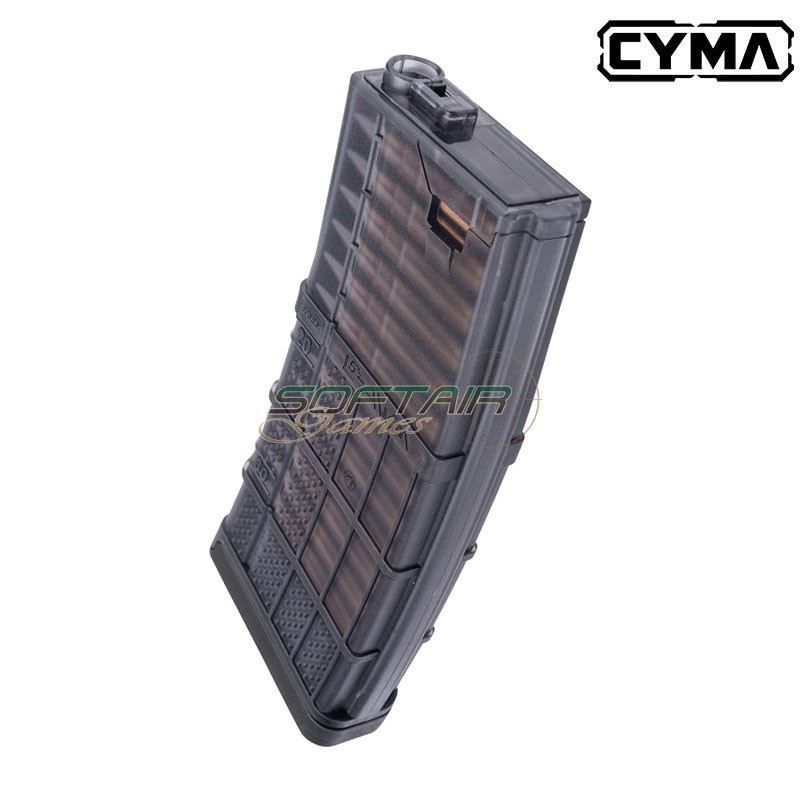 Lancer L5AWM .300 Blackout 190-Round Mid-Cap Magazine Black CYMA (M278)