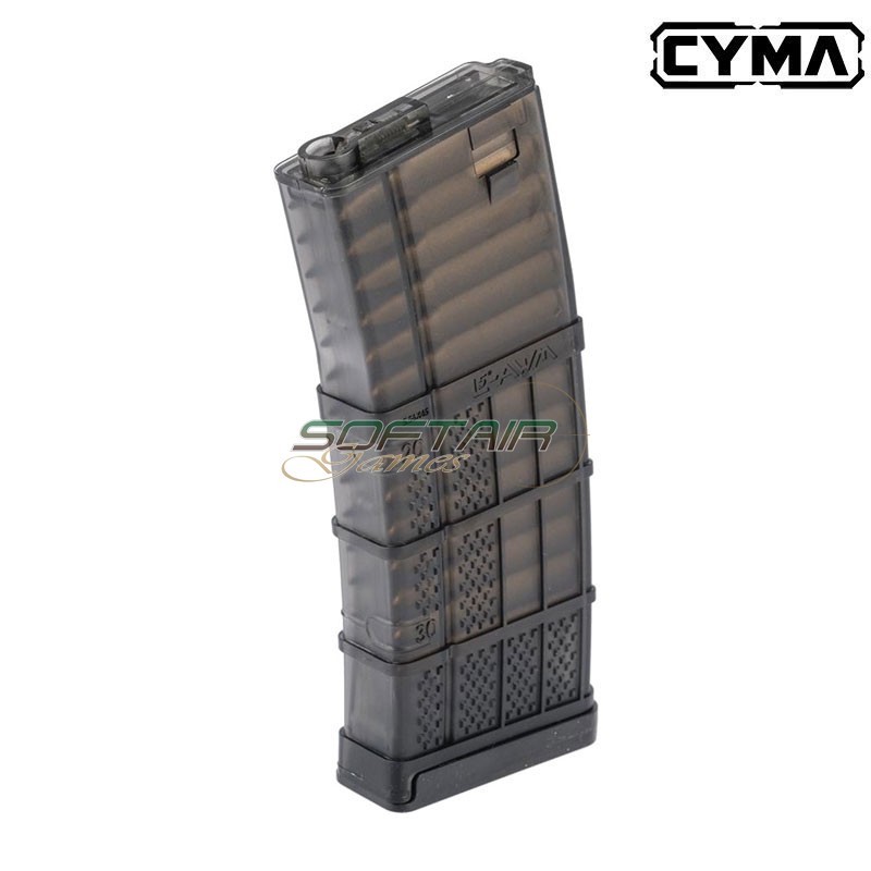 Caricatore Lancer L5AWM 5.56 Mid-Cap 190 Colpi Nero CYMA® (M278A)