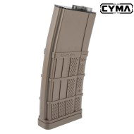 Caricatore Lancer L5AWM 5.56 Mid-Cap 190 Colpi Tan CYMA (M278AT)