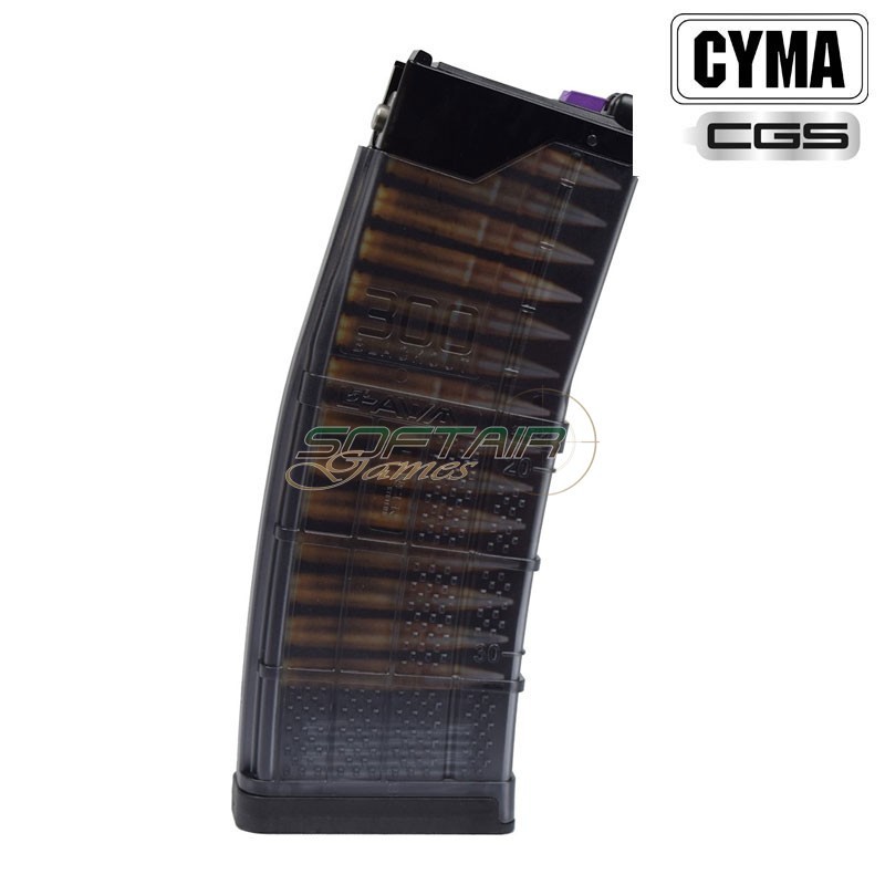 Caricatore a Gas Lancer L5AWM .300 Blackout 30 Colpi Nero CYMA CGS (CM-MAGLC01B)