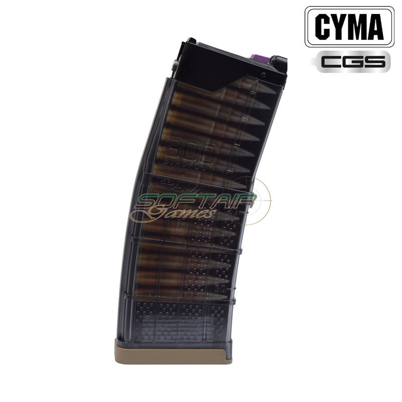 Caricatore a Gas Lancer L5AWM .300BLK 30 Colpi Flat Dark Earth CYMA® (CM-MAGLC01T)
