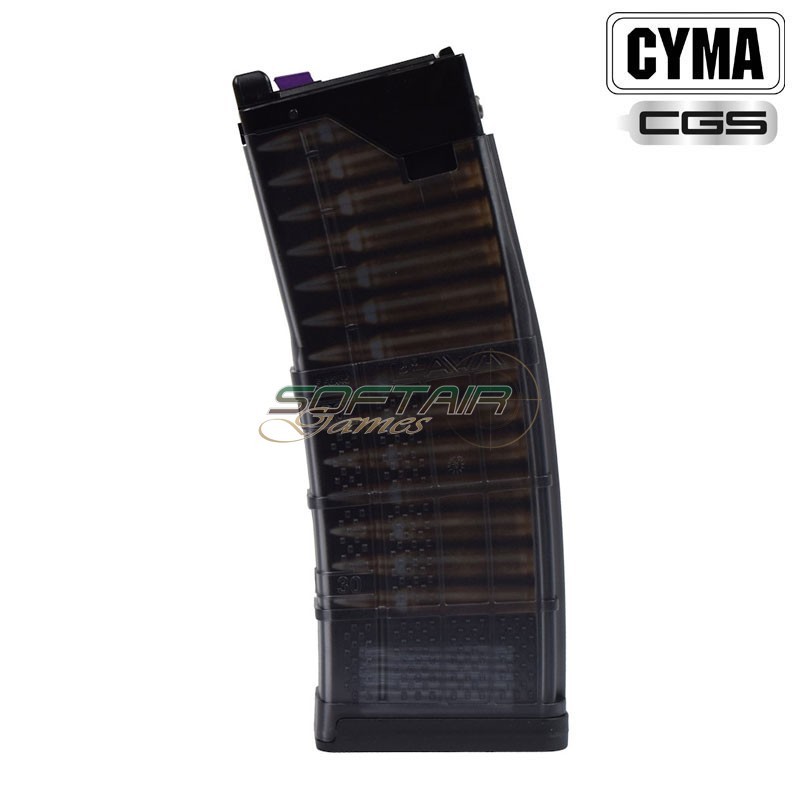 Caricatore a Gas Lancer L5AWM 5.56 30 Colpi Nero CYMA (CM-MAGLC02B)
