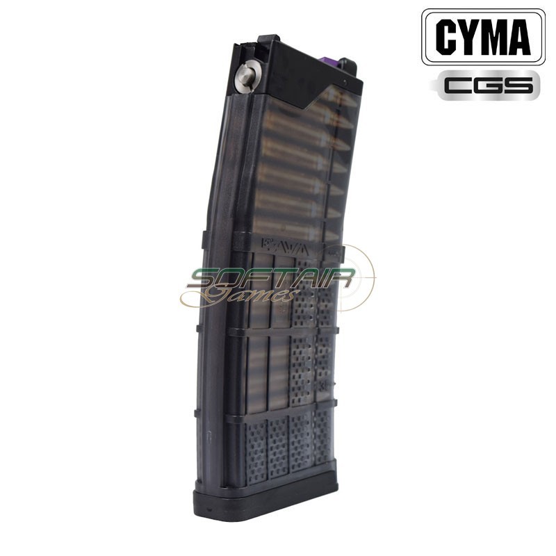 Lancer L5AWM 5.56 30-Round Gas Magazine Black CYMA (CM-MAGLC02B)