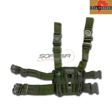 Pannello Cosciale Rigido Cqc Olive Drab Big Dragon (bd2251)