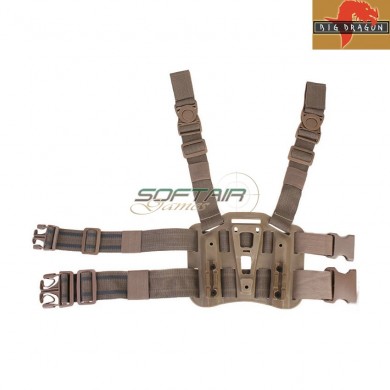 Cqc Leg Holster Panel Dark Earth Big Dragon (bd2223de)