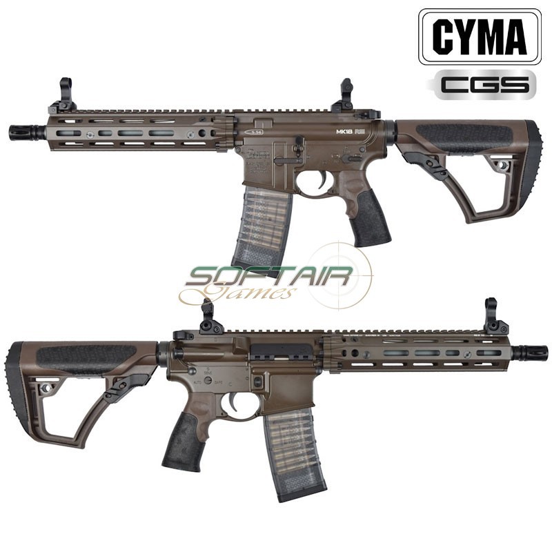 Fucile a Gas CGS Daniel Defense MK18 RIII 9.5" Bronzo CYMA (CM1103R)