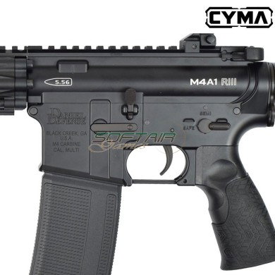 Electric Rifle Daniel Defense M4A1 RIII 14.5" Black CYMA (CM105AB)