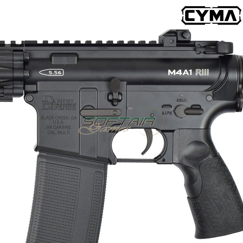 Fucile Elettrico Daniel Defense M4A1 RIII 14.5" Nero CYMA (CM105AB)