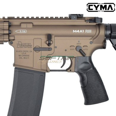 Electric Rifle Daniel Defense M4A1 RIII 14.5" Dark Earth CYMA (CM105AT)