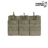 Tasca Tripla Open Top 7.62 Caricatori RANGER GREEN Frog Industries® (FI-51613110-RG)