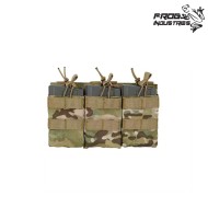 Tasca Tripla Open Top 7.62 Caricatori MULTICAM Frog Industries® (FI-51613110-MC)