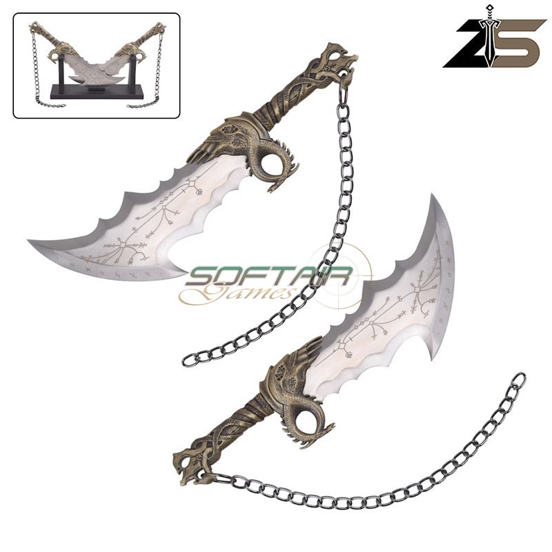 Mini Pugnali Ornamentali Blades of Chaos God of War ZSwords (ZS764-2MI)