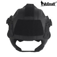 W23 Helmet with Metal Mesh Black WoSport (WO-HL107)