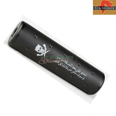 Silenziatore Skeleton 13cm Black Big Dragon (bd0461)